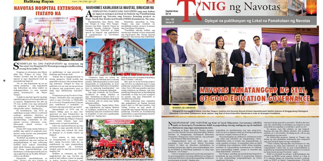 Navotas City Congressman John Rey Tiangco